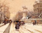 Paris In Winter - 尤金·加林·拉卢